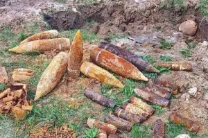 В Демидовском округе уничтожили боеприпас времён ВОВ