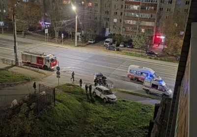 В Смоленске на улице Шевченко столкнулись два автомобиля